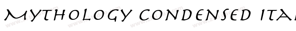 Mythology Condensed Italic字体转换